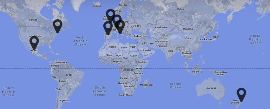 ZB Touch Worldwide Locations